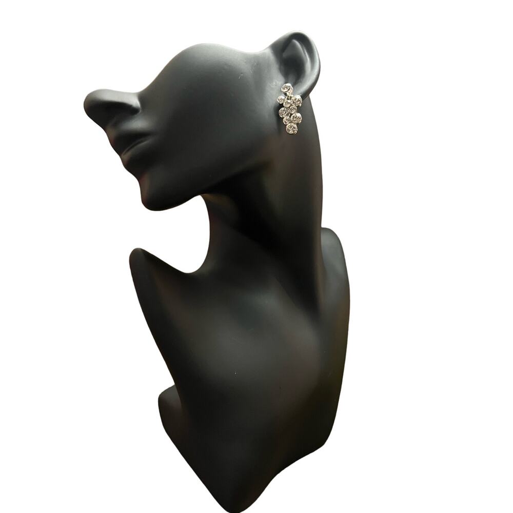 RSVP Hypo-Allergenic Elegant Rhinestone Dangle Earrings for Sensitive Ears